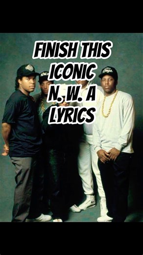 Finish the Lyric challenge 🫡#shorts #finishthelyric#NWA #fuckthapolice #hiphopchallenge#tapedektales