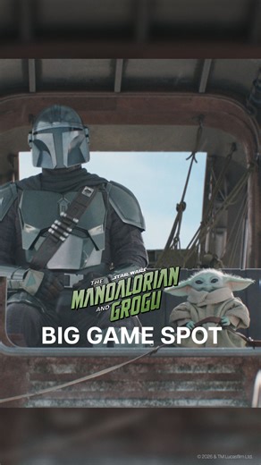 A new journey begins. Watch the big game spot and see The Mandalorian and Grogu only in theaters and IMAX May 22. | Star Wars