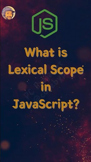Lexical scope in JavaScript #coding #javascript #shorts #coding