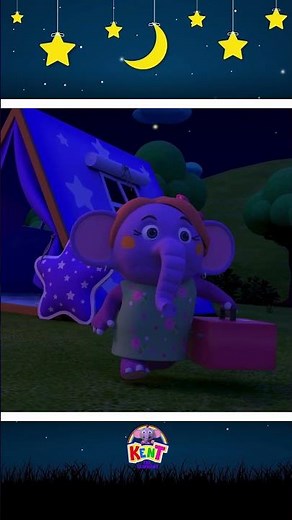 Twinkle Twinkle Little Star ⭐ | Peaceful Bedtime Nursery Rhyme #shorts #kidssongs #kenttheelephant