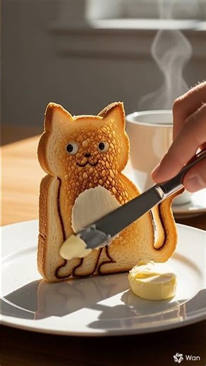 AI Wonder: Another Golden Kitty Toast🐱🍞✨🧈