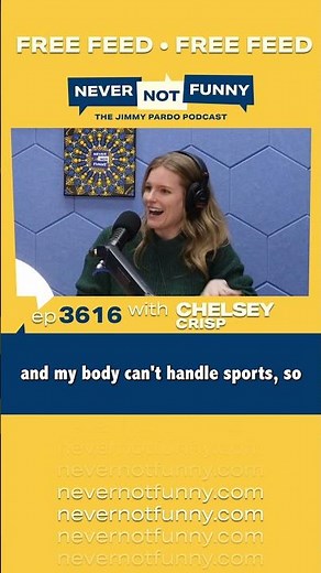 Chelsey Crisp keeps getting injured right before appearing on NNF #podcast #comedy #jimmypardo
