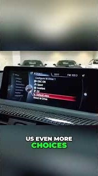 Unlock Your BMW's FULL Potential: M Settings Explained! #shorts