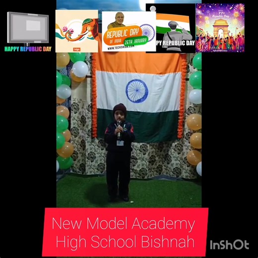 Our little kindergarten stars of New Model Academy added extra charm to the celebration by confidently delivering short speeches and beautiful rhymes. With bright smiles and innocent expressions, these tiny learners spoke with great enthusiasm and joy. Their clear voices, cute actions, and rhythmic rhymes filled the atmosphere with happiness and positivity. Each child performed fearlessly on the stage, showing early confidence, creativity, and communication skills. These heart-touching performan