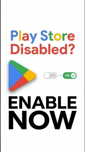 How To Enable Google Play Store When Disabled | How To Enable Google Play Store | Enable Play Store