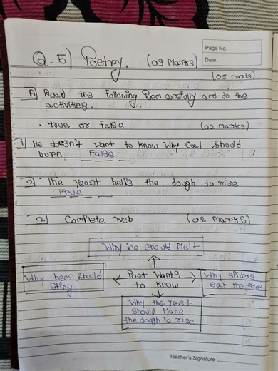 22 April 2026 English pat paper class 8th solution