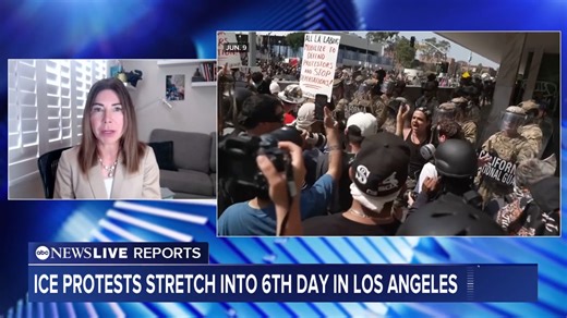 As protests in Los Angeles stretch into a sixth day, retired Lt. Col. Rachel E. VanLandingham answers key questions on military law. | ABC News Live