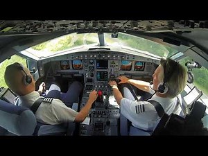 Airbus A330-300 (twin-jet) Cockpit.