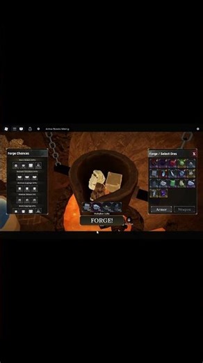 tungsten armor #roblox #games #theforge