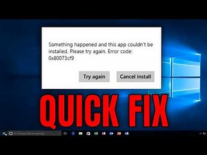 Fix Microsoft Store Error 0x80073CF9 on Windows 11/10
