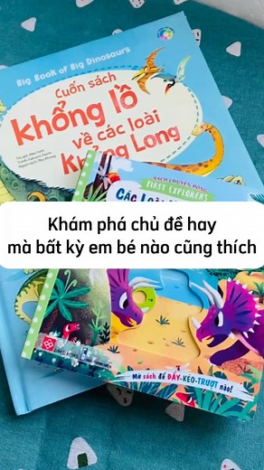 229 reactions · 5 comments | Khám phá thế giới khủng long sinh động qua sách khổng lồ & chuyển động! | Đinh Tị Books - Sách tương tác thông minh | Facebook