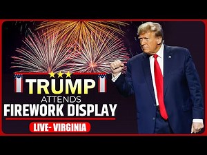 LIVE: Fireworks over the DC night sky as Donald Trump arrives ahead of his Inauguration Ceremony |US