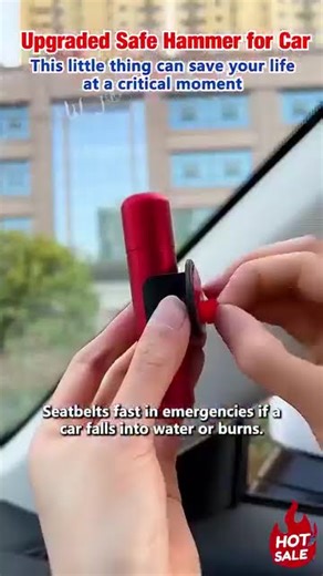 🔥Emergency Car Window Breaker Seatbelt Cutter Tool