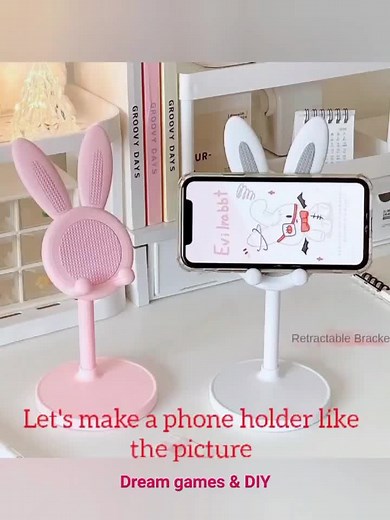 DIY Phone Holder Stand from Cardboard - Gift Ideas and Craft DIY