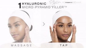 STARSKIN 2 Step Micro-Filler Face Mask, Anti-Aging Treatment with Hyaluronic Acid Micro-Pyramid & Bio-Cellulose Face Mask, Fine Line Smoothing, Wrinkle Treatment & Skin Renewal