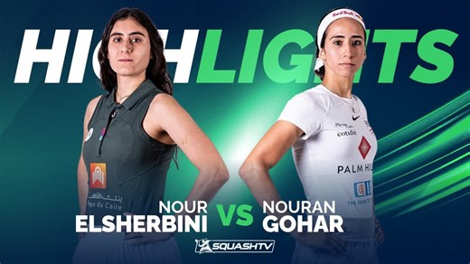 14K views · 137 reactions | 朗 Another incredible clash between 2024 World Champion Nouran Gohar and eight-time World Champion Nour El Sherbini! Watch the highlights of the 2025 British Open final below  #BritOpen25 | PSA Squash Tour | Facebook