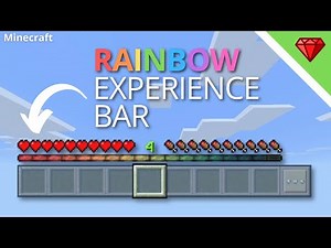 How to get RAINBOW Experience Bar | Minecraft Bedrock
