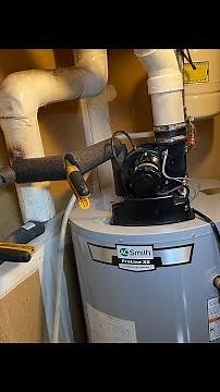 Professional HVAC Installation: Power Vent Water Heater with Aquatherm Heat Loop Connection