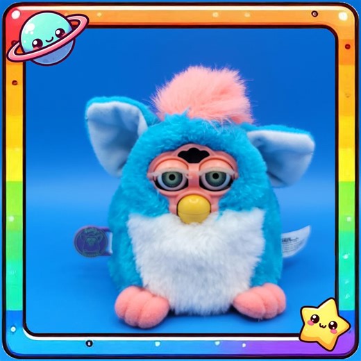 Vintage Talking Furby Baby 1999 Flower Bud Electronic Toy From Tiger Electronics With Green Eyes - Etsy Canada