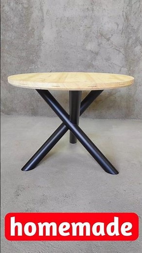Metalworking Project | homemade dining table | woodworking #shortvideo #diy