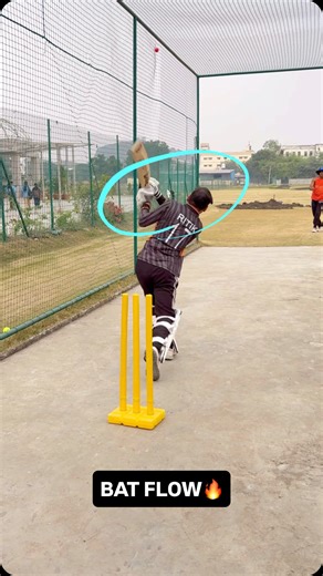 How to improve bat flow to hit sixes in Cricket!😳#cricket #cricketreels #sports #cricketpractice | CricTec