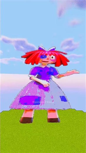 Ragatha Steps Into Minecraft Pixel Art | The Amazing Digital Circus