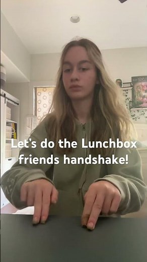 Lunchbox friends handshake!! (a few of y’all asked for this here it is!) #lunchboxfriends ￼￼ #song