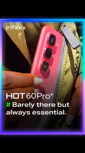 1.5K views · 119 reactions | Slim by design, bold in color! The HOT60Pro+ fits every lifestyle effortlessly. #InfinixChristmasPromo #infinix #color #design | Infinix Mobile | Facebook