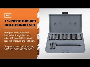 LANG 950 - 11-Piece Gasket Hole Punch Set