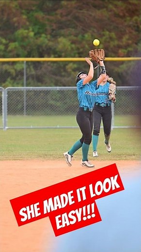 🥎 Effortless Grace: Shortstops's Routine Catch in Slow-Mo! #shorts