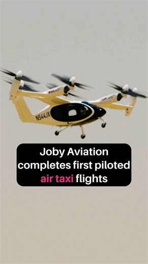 32K views · 631 reactions | Flying taxis are getting real in Dubai. Joby Aviation recently completed its first piloted test flights of electric air taxis, aiming to launch commercial rides in early 2026. | cheddar news | Facebook