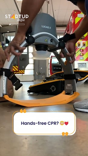 1M views · 2.8K reactions | This machine gives CPR automatically 勞變 | Startup Selfie | Facebook