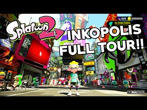 Splatoon 2 - Inkopolis Square Complete Tour! (Splatfest Demo)