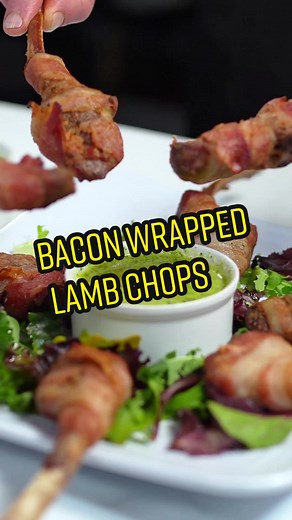 Delicious Bacon Wrapped Lamb Chops Recipe