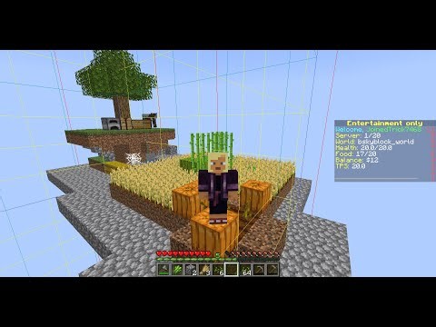 SkyBlock + Survival & Creative I EP.1 I in MineCraft : Java - Server + Skyblock