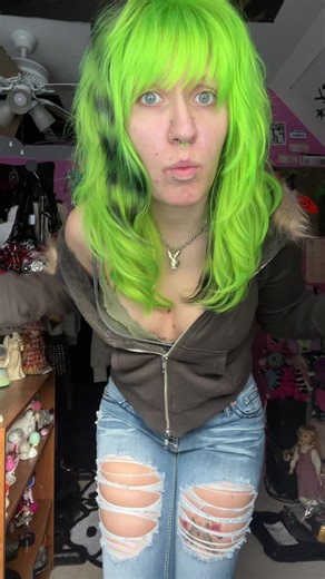 Refreshing My Look with Green Hair