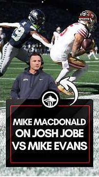 Mike Macdonald on Josh Jobe vs Mike Evans - Seahawks vs 49ers | Seattle Sports