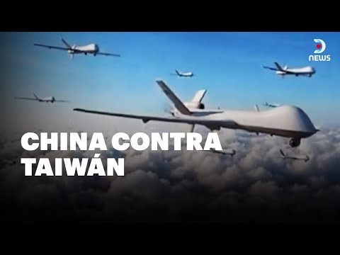 🚨 China bloquea a Taiwán con 130 aviones, 14 buques de guerra, 14 guardacostas y drones | DNews