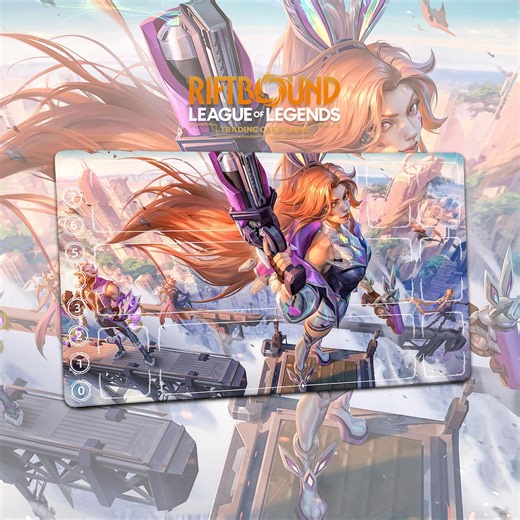 Playmat - Miss Fortune - Riftbound LOL TCG Game Mat 24"x14" (600x350x3mm) Gamer Desk Mat Stitched Edges Protective Bag Included - Etsy UK