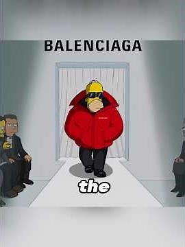 Homer gave Marge a Balenciaga outfit. #thesimpsons #simpsons #cartoon #movie #usa