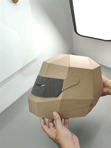 Check my latest cardboard craft: a F1 Helmet