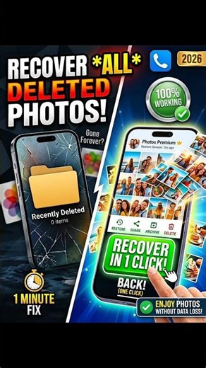 How to Recover Deleted Photos from Android Phone (2026)|Delete Photo Recovery|Photo Wapas Kaise Laye