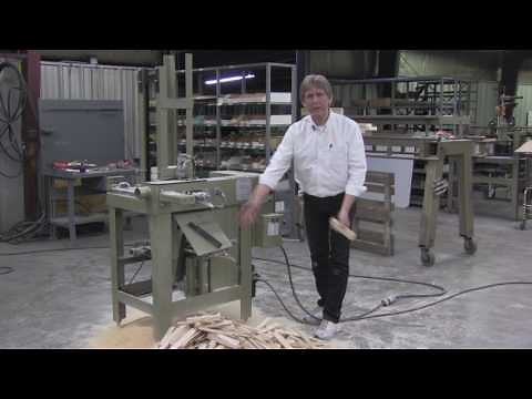 Triad Wedge Cutter (unmanned production of stair wedges or glue blocks)