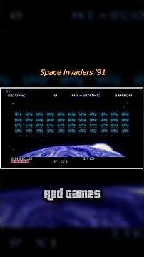 Space Invaders 91' 🎮 (Sega Genesis) #retrogaming #retrogames #videogames #games #console #arcade