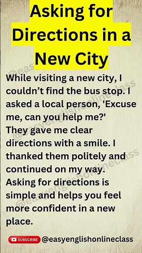 🚌 How to Ask for Directions in English | Easy Travel Conversation