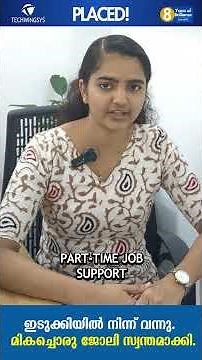 Best Python Full Stack Training in Kochi | Student Placement Success Story | TECHWINGSYS #python