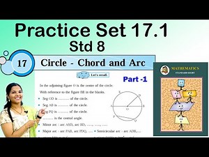Practice Set 17.1 | 8th Maths | Circle - Chord and Arc | Chapter 17 | Part 1
