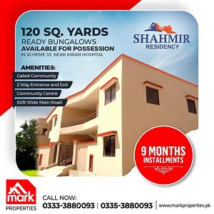 1.4K views · 24 reactions | Shahmir Residency 120 Sq Yards Ready...