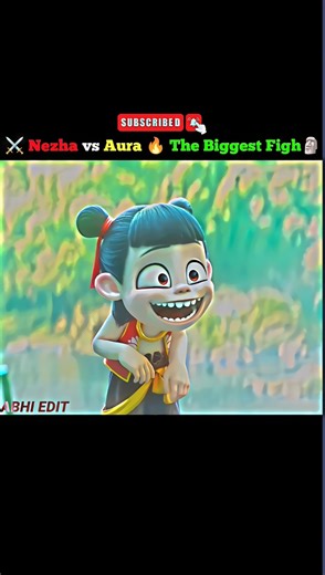 ll Nezha vs Aura ll The Biggest Figh🗿🔥 #shorts #edit
