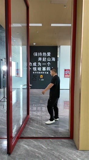 Swing doors - push and pull, save space without taking up interior area, high safety #doors